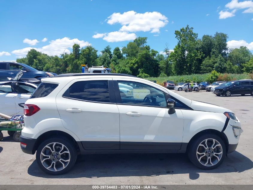 2020 Ford Ecosport Ses VIN: MAJ6S3JLXLC326797 Lot: 39754483