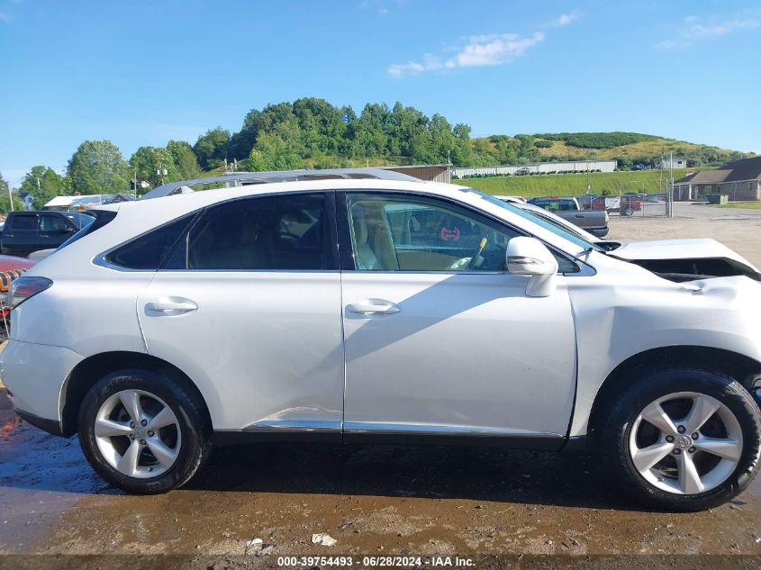 2012 Lexus Rx 350 350 VIN: 2T2BK1BA5CC142607 Lot: 39754493