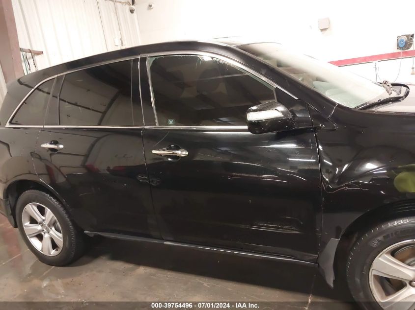 2011 Acura Mdx VIN: 2HNYD2H29BH516049 Lot: 39754496