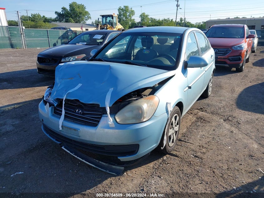 2008 Hyundai Accent Gls VIN: KMHCN46C68U234960 Lot: 39754509