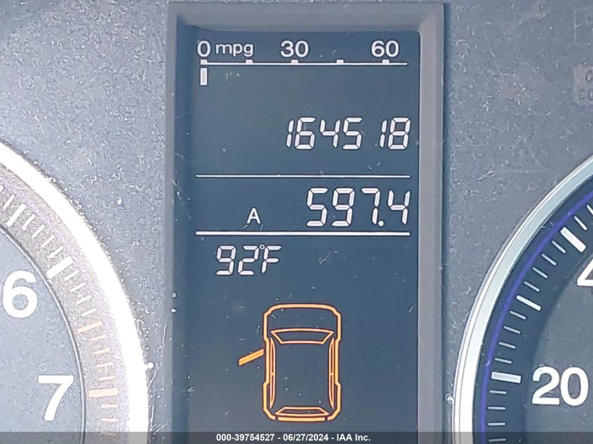 2009 Honda Cr-V Ex-L VIN: JHLRE38729C000415 Lot: 39754527