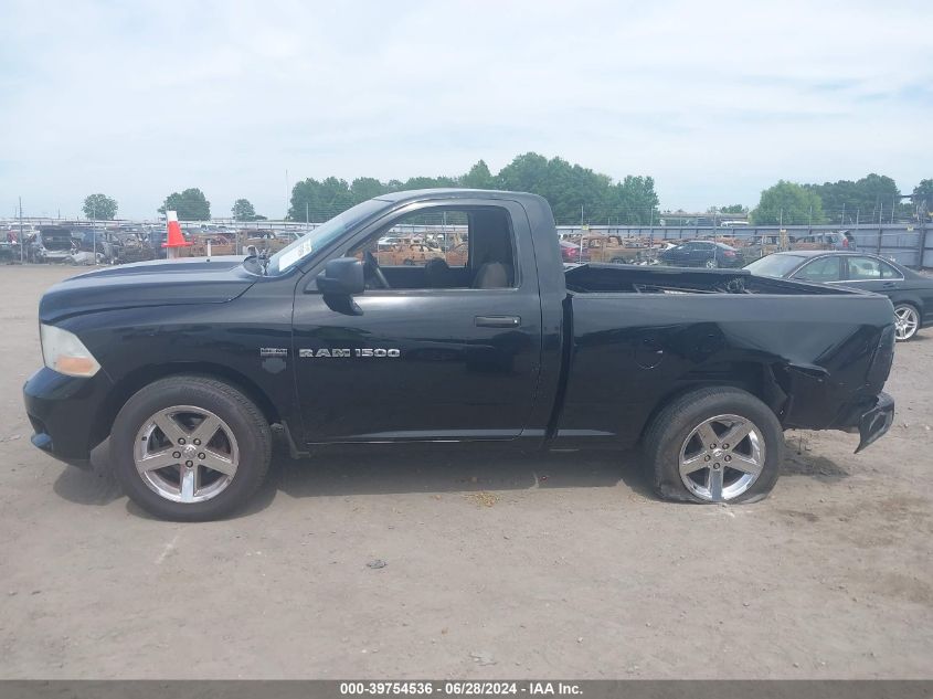 2012 Ram 1500 St VIN: 3C6JD6AT6CG158807 Lot: 39754536