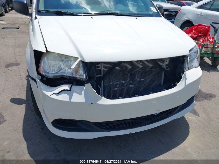 2013 Dodge Grand Caravan Se VIN: 2C4RDGBG7DR636179 Lot: 39754547