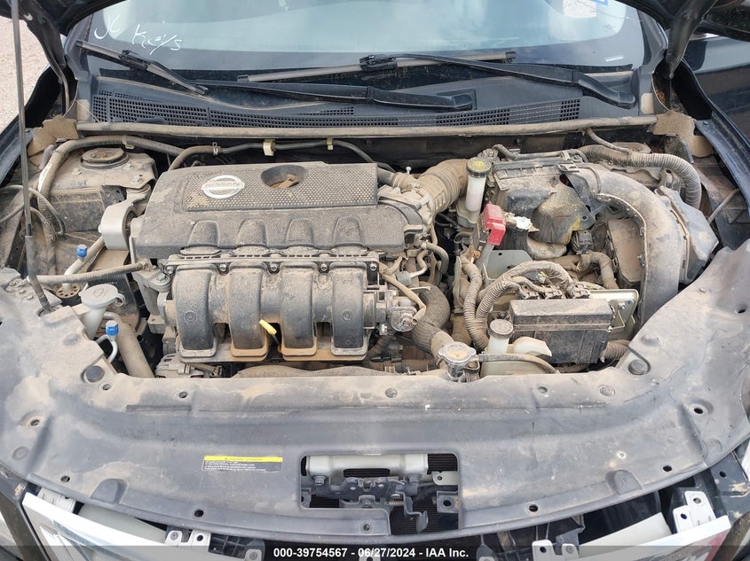 2013 Nissan Sentra Sv VIN: 3N1AB7AP0DL727458 Lot: 39754567