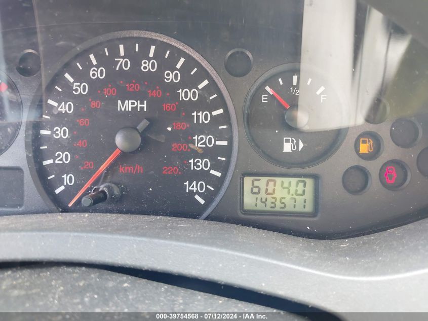 2005 Ford Focus Zx4 VIN: 1FAFP34N75W294004 Lot: 39754568