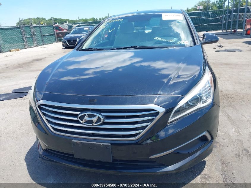 2017 Hyundai Sonata Se VIN: 5NPE24AF5HH439140 Lot: 39754580