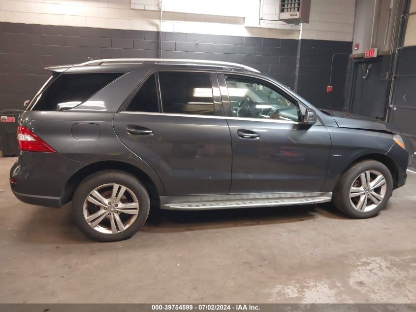 2012 Mercedes-Benz Ml 350 4Matic VIN: 4JGDA5HB0CA019465 Lot: 39754599