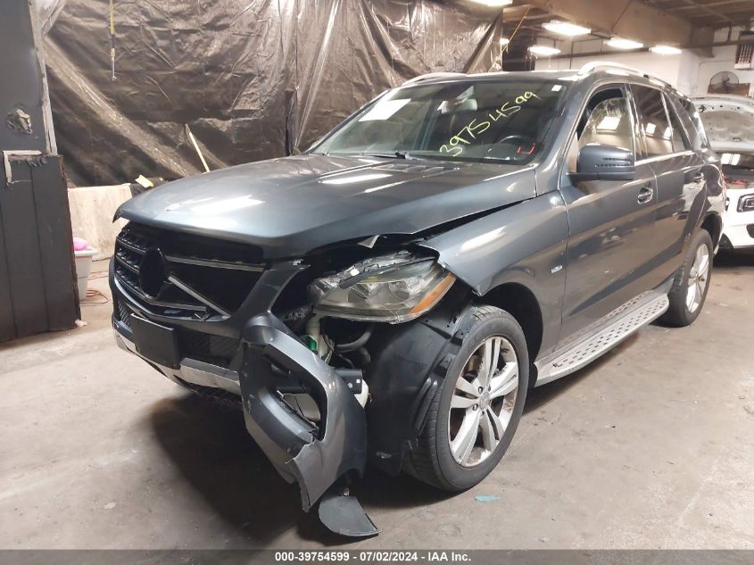 2012 Mercedes-Benz Ml 350 4Matic VIN: 4JGDA5HB0CA019465 Lot: 39754599