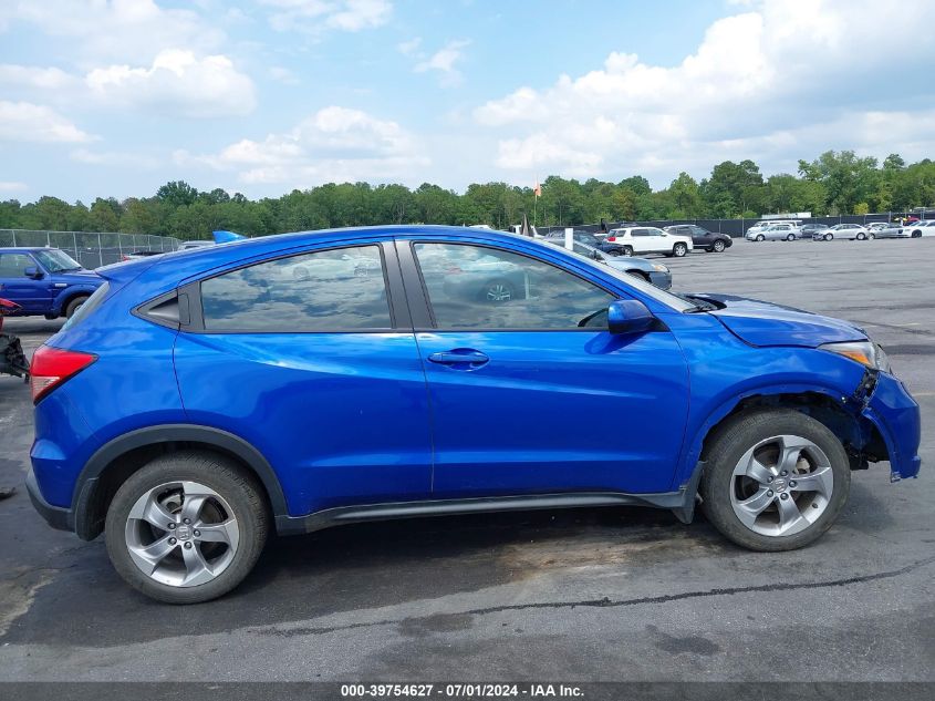 2018 Honda Hr-V Lx VIN: 3CZRU6H32JG711851 Lot: 39754627