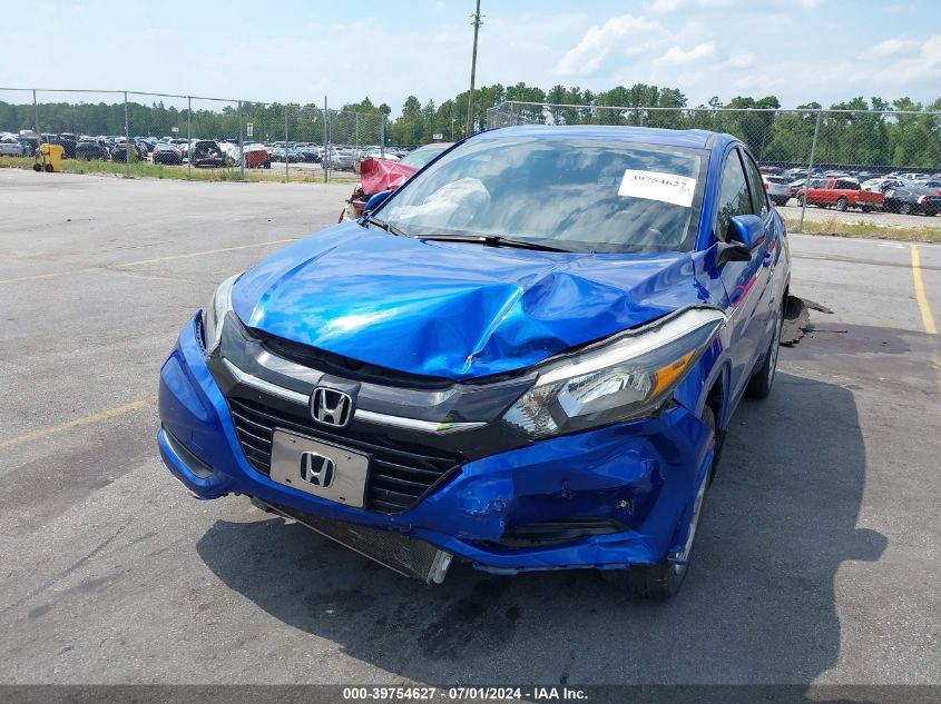 2018 Honda Hr-V Lx VIN: 3CZRU6H32JG711851 Lot: 39754627