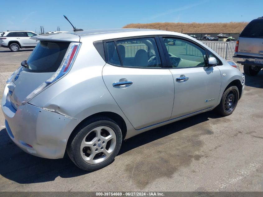 2012 Nissan Leaf Sl VIN: JN1AZ0CP5CT019605 Lot: 39754669