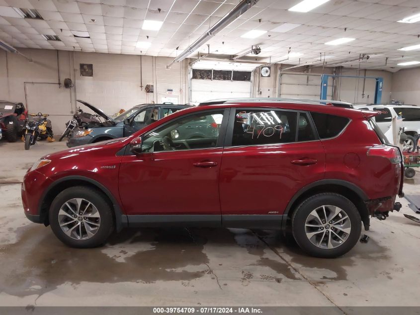 2018 Toyota Rav4 Hybrid Xle VIN: JTMRJREV7JD187227 Lot: 39754709