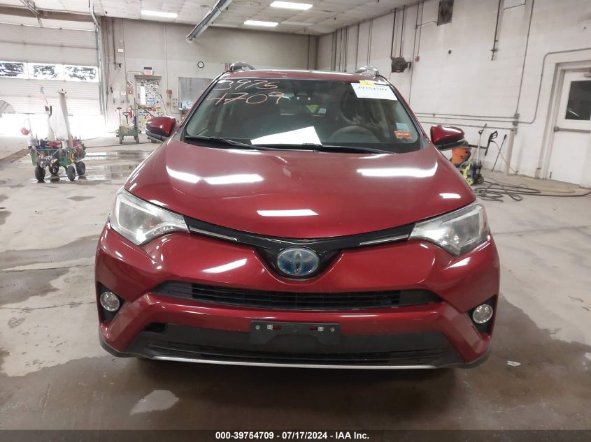 2018 Toyota Rav4 Hybrid Xle VIN: JTMRJREV7JD187227 Lot: 39754709