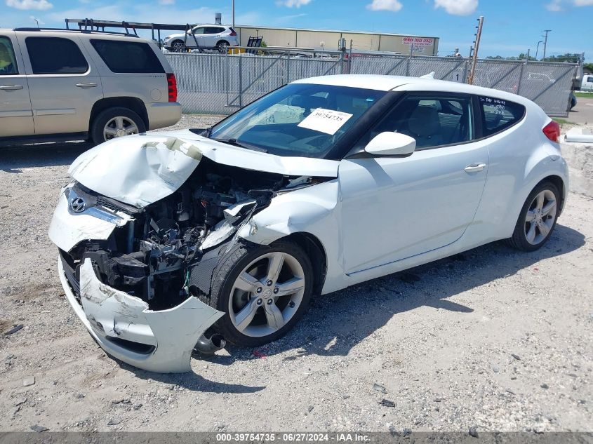 2013 HYUNDAI VELOSTER BASE W/GRAY - KMHTC6AD0DU123963