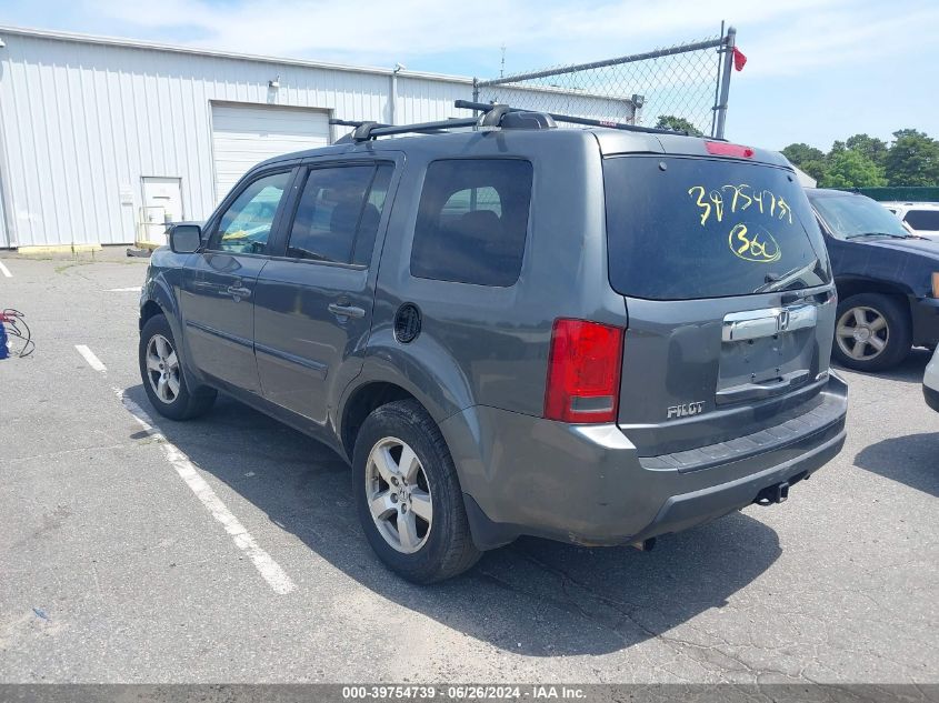 2011 Honda Pilot Ex-L VIN: 5FNYF4H50BB060017 Lot: 39754739