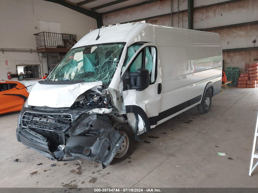 2023 Ram Promaster 3500 Cargo Van High Roof 159 Wb Ext VIN: 3C6MRVJG6PE511866 Lot: 39754744