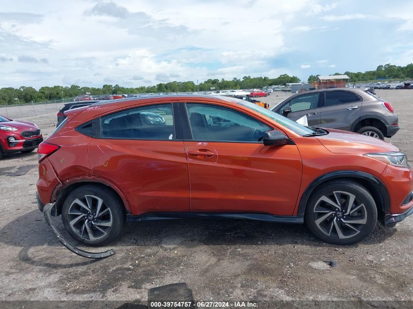 2019 Honda Hr-V Sport VIN: 3CZRU5H1XKM714184 Lot: 39754757