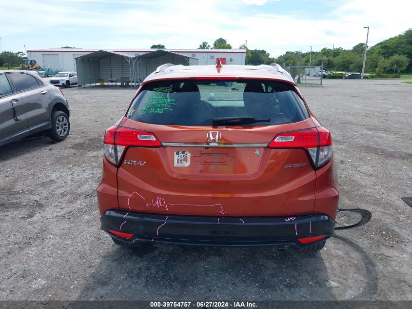 2019 Honda Hr-V Sport VIN: 3CZRU5H1XKM714184 Lot: 39754757