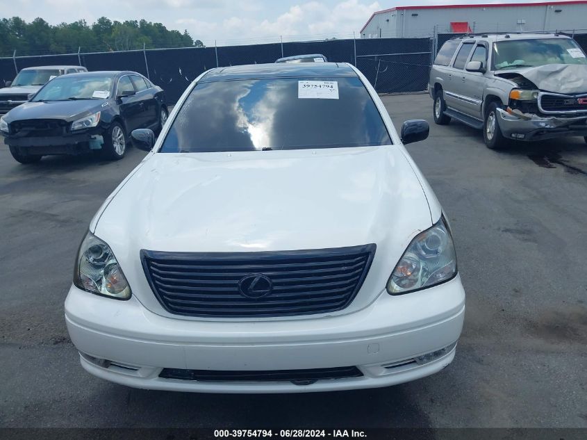 2005 Lexus Ls 430 VIN: JTHBN36FX55001723 Lot: 39754794