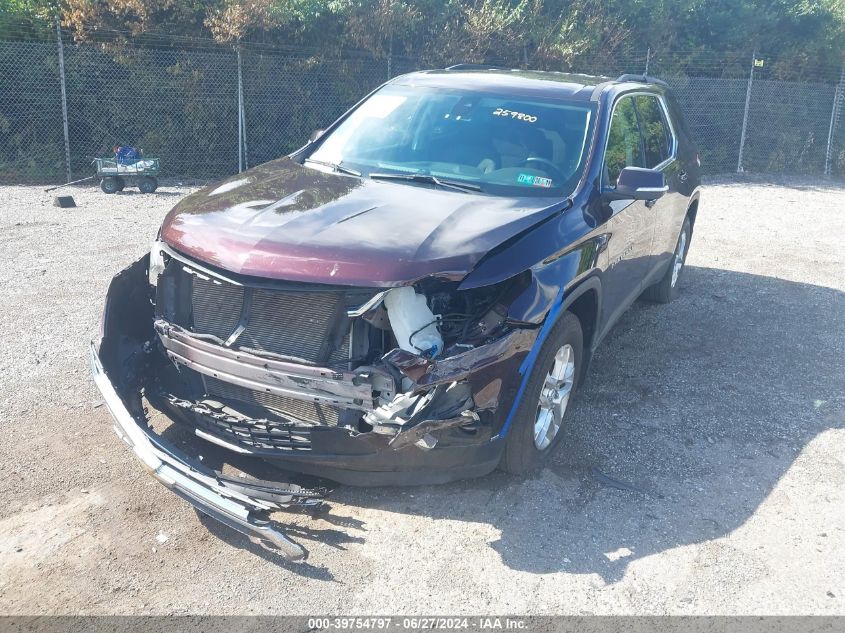 2021 Chevrolet Traverse Lt VIN: 1GNEVGKW8MJ259800 Lot: 39754797