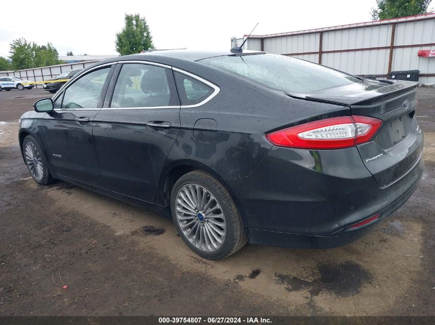 2014 Ford Fusion Hybrid Titanium VIN: 3FA6P0RU7ER228344 Lot: 39754807