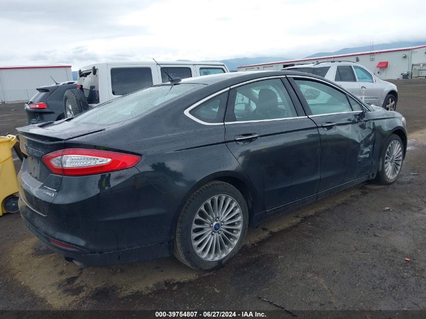 2014 Ford Fusion Hybrid Titanium VIN: 3FA6P0RU7ER228344 Lot: 39754807