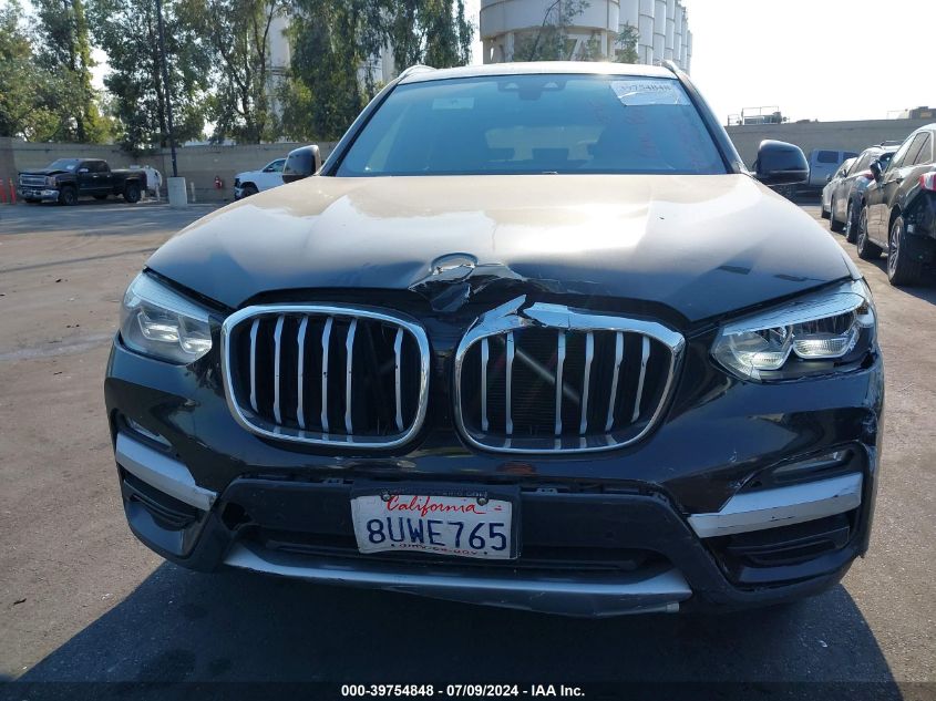 2019 BMW X3 Sdrive30I VIN: 5UXTR7C5XKLF24357 Lot: 39754848