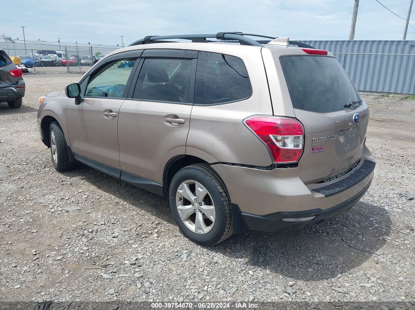 2016 SUBARU FORESTER 2.5I PREMIUM - JF2SJADC9GH402466