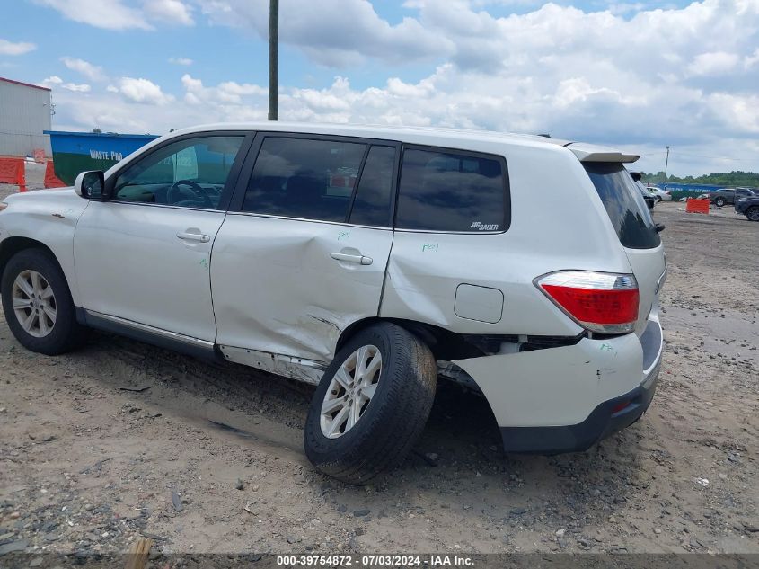 5TDBK3EH3CS136322 2012 Toyota Highlander Base V6