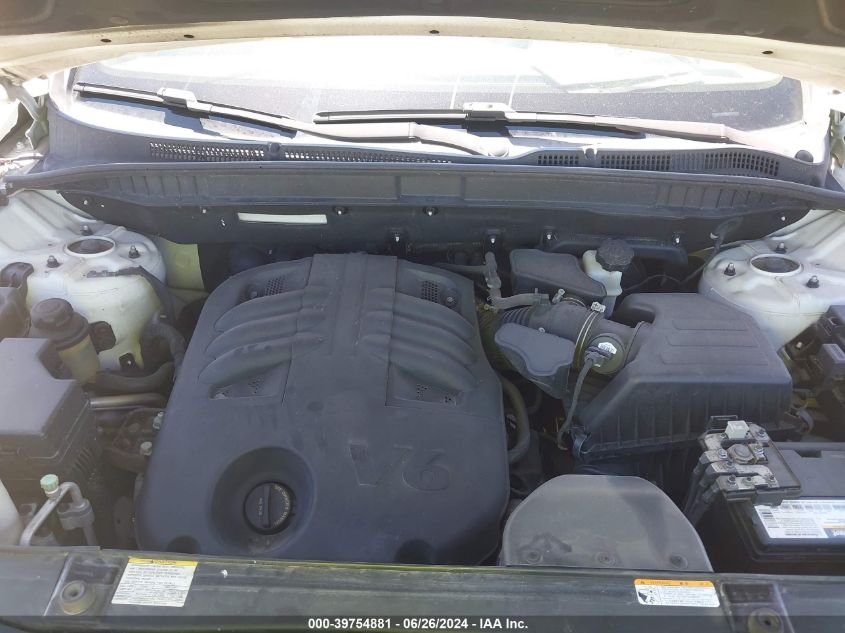 2010 Hyundai Veracruz Gls VIN: KM8NU4CC3AU134224 Lot: 39754881