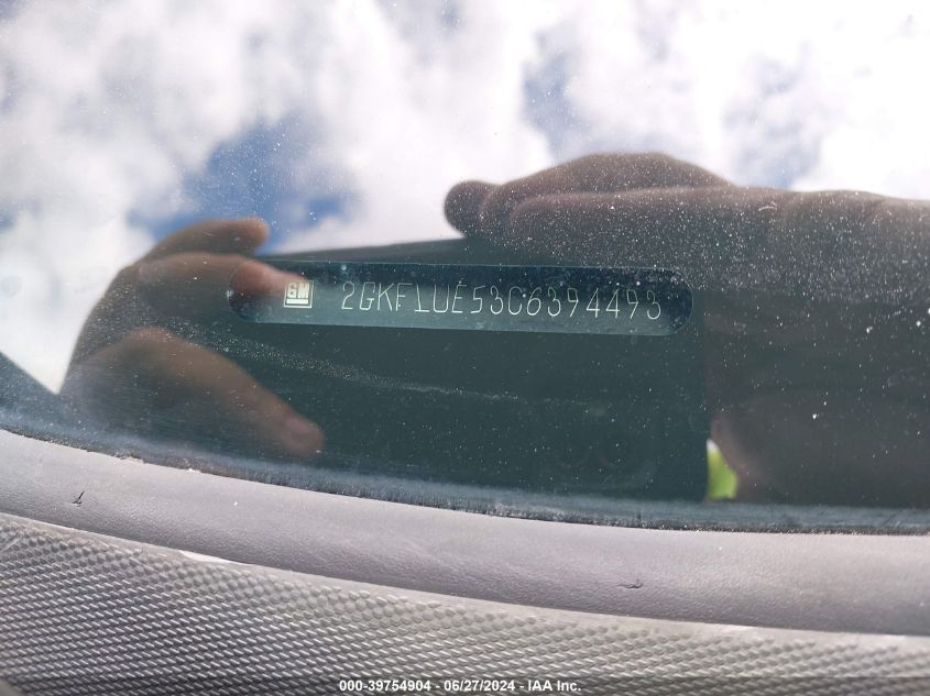 2012 GMC Terrain Slt-1 VIN: 2GKFLUE53C6394493 Lot: 39754904