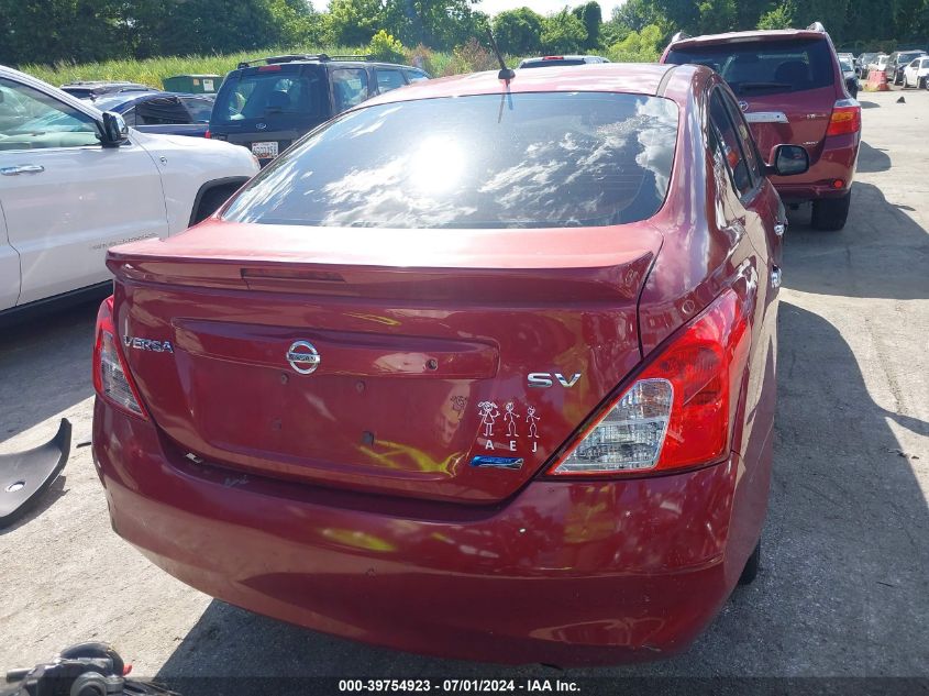 2013 Nissan Versa 1.6 Sv VIN: 3N1CN7AP0DL875402 Lot: 39754923