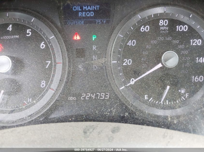 2008 Lexus Es 350 VIN: JTHBJ46G182176880 Lot: 39754927