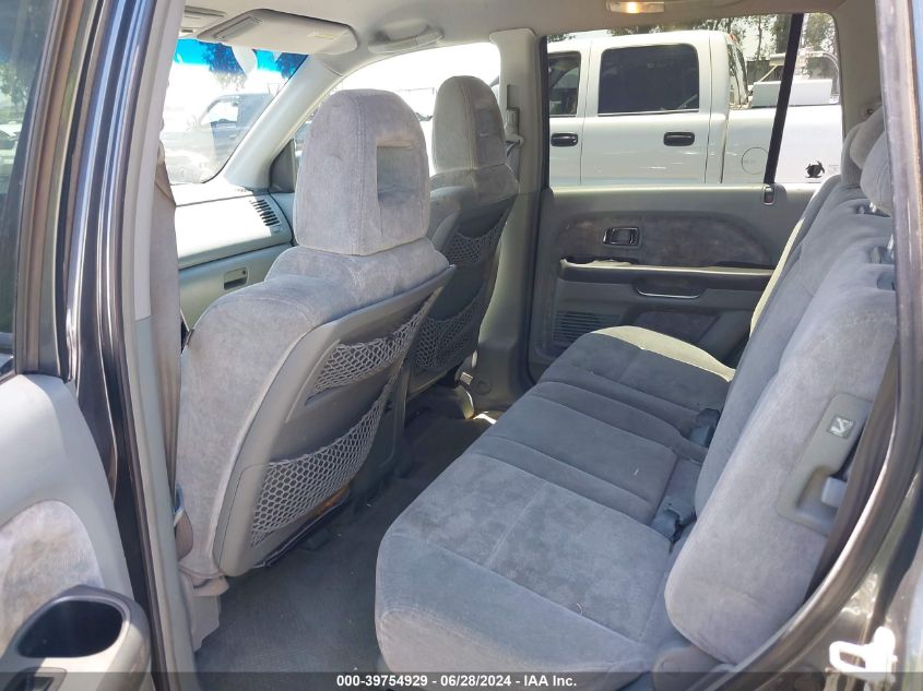 2005 Honda Pilot Ex VIN: 2HKYF18415H563406 Lot: 39754929