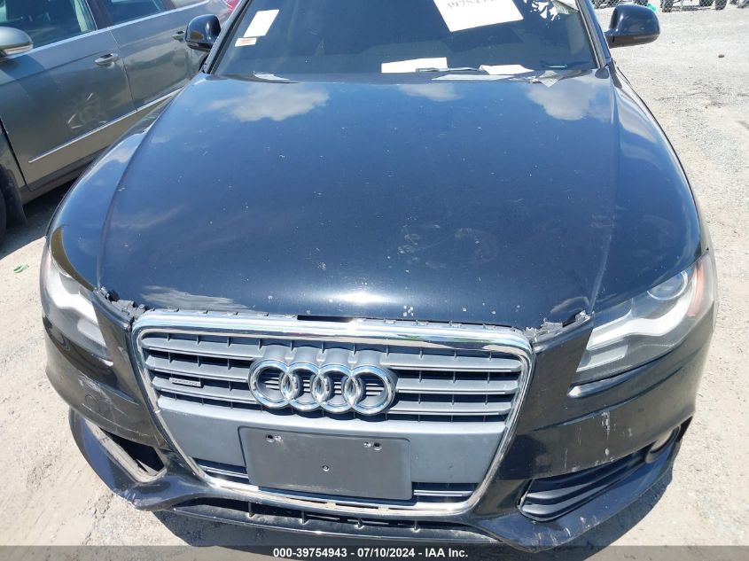 2009 Audi A4 2.0T Premium VIN: WAUSF78K69N025343 Lot: 39754943