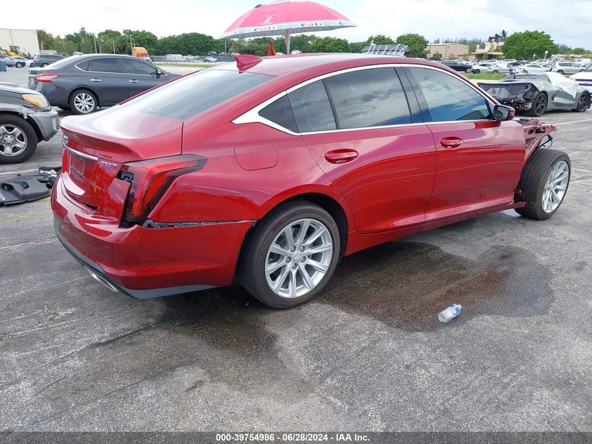 2022 CADILLAC CT5 2.0L I-4 DI, DOHC, V(VIN: 1G6DM5RK4N0120711