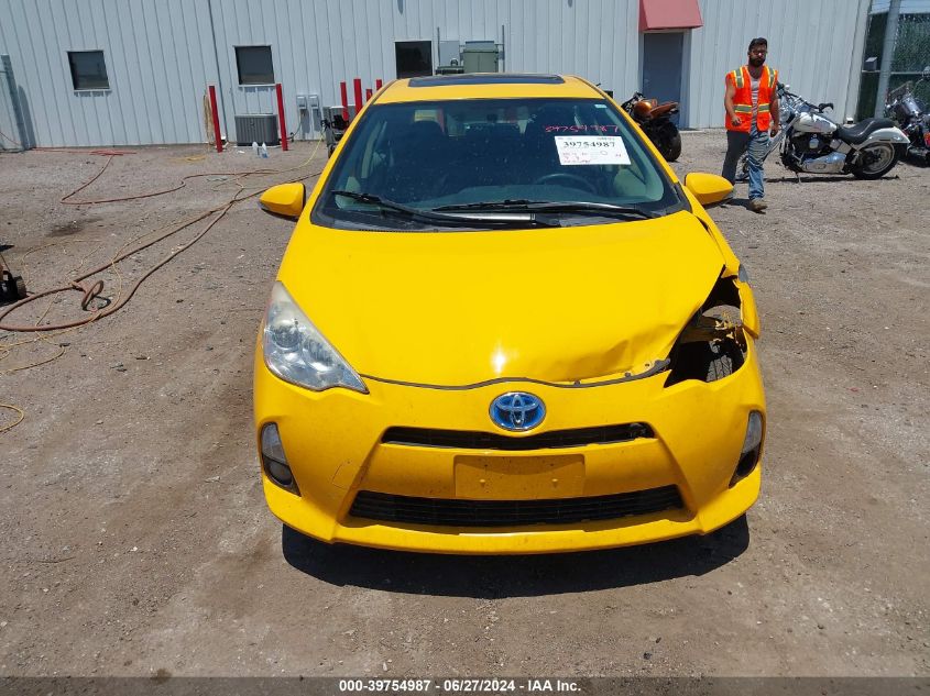 2014 Toyota Prius C Four VIN: JTDKDTB36E1069833 Lot: 39754987