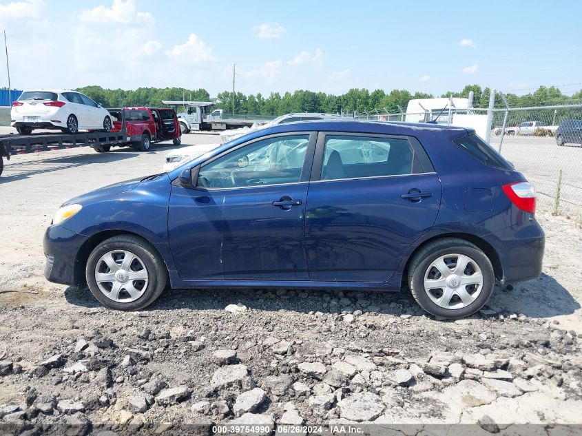 2009 Toyota Matrix VIN: 2T1KU40E89C045450 Lot: 39754990