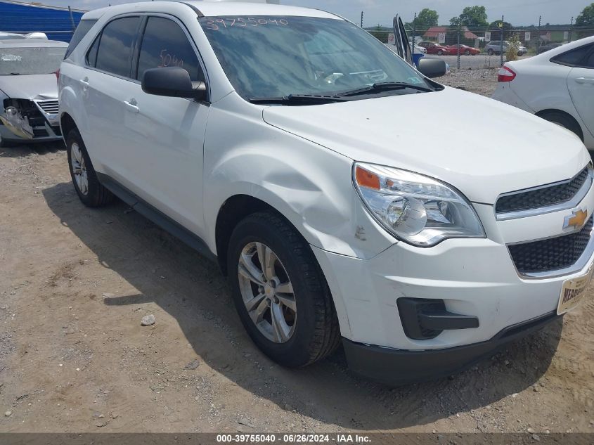 2012 Chevrolet Equinox Ls VIN: 2GNFLCEK2C6343876 Lot: 39755040