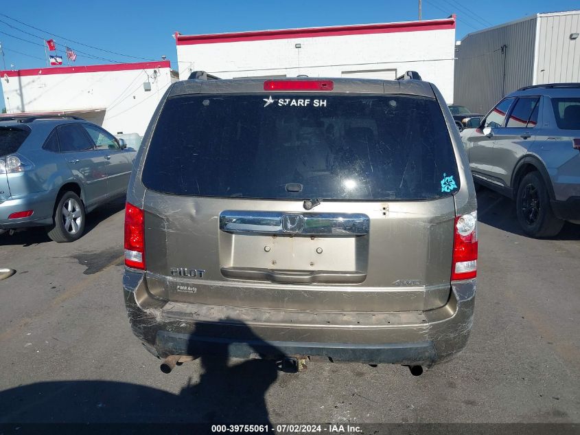 2011 Honda Pilot Ex-L VIN: 5FNYF4H5XBB026084 Lot: 39755061