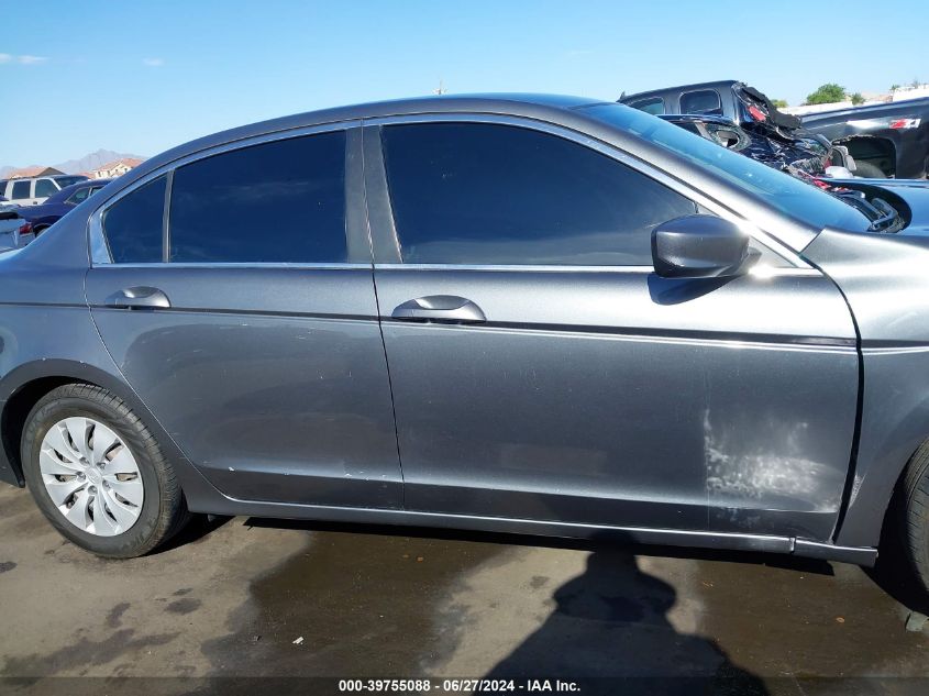 2010 Honda Accord 2.4 Lx VIN: 1HGCP2F37AA086829 Lot: 39755088