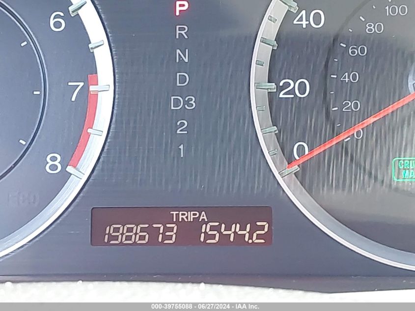 2010 Honda Accord 2.4 Lx VIN: 1HGCP2F37AA086829 Lot: 39755088