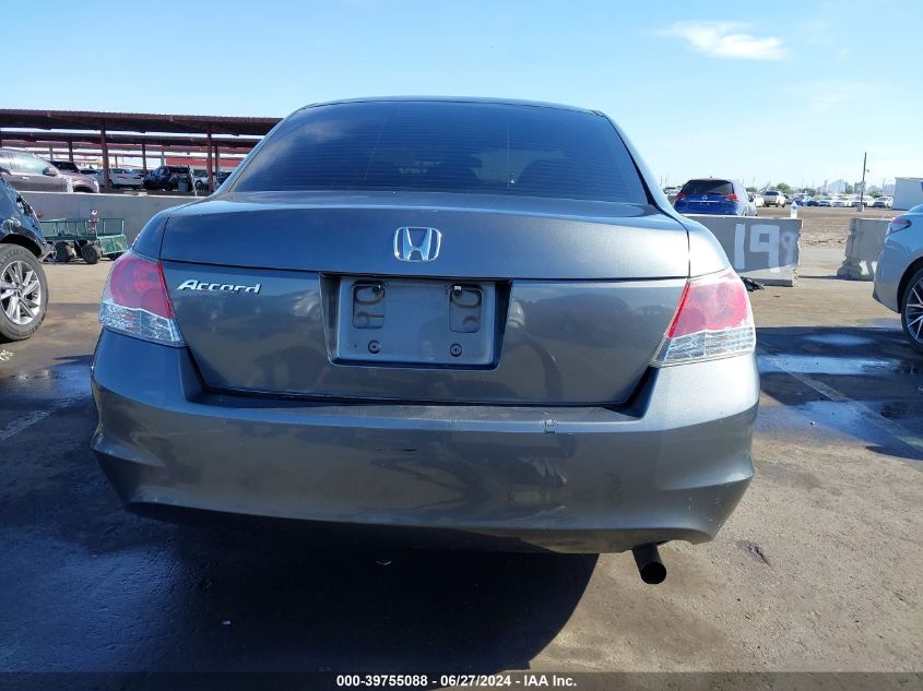 2010 Honda Accord 2.4 Lx VIN: 1HGCP2F37AA086829 Lot: 39755088