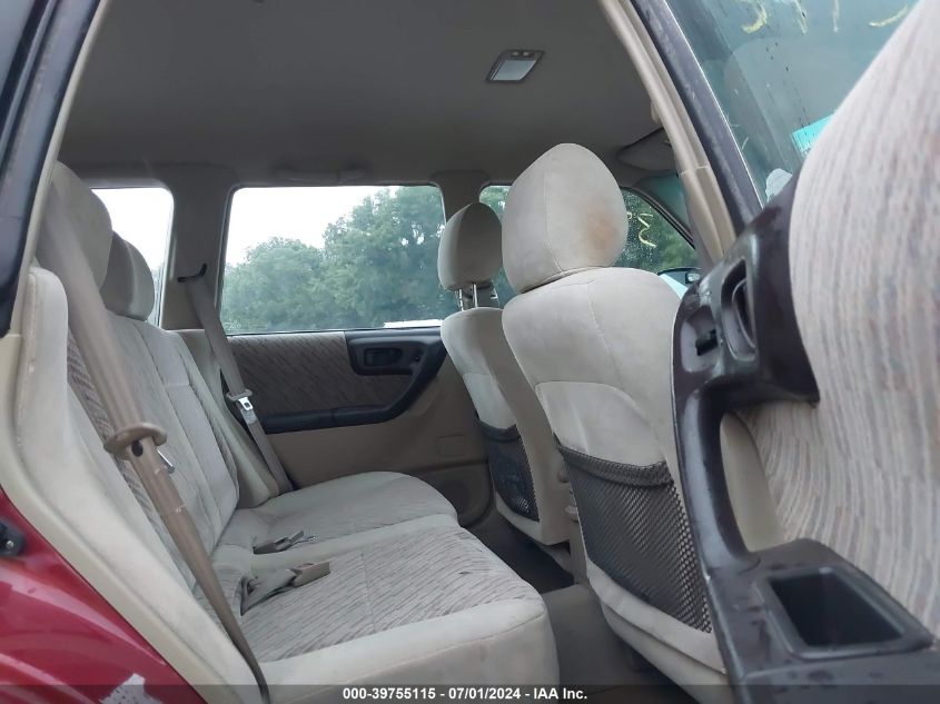 1999 Subaru Forester S VIN: JF1SF6550XH746299 Lot: 39755115