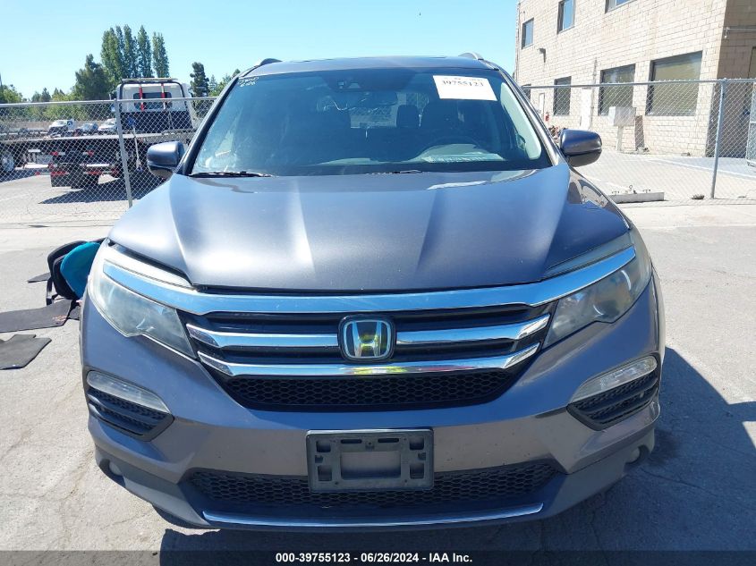 2017 Honda Pilot Elite VIN: 5FNYF6H08HB001788 Lot: 39755123