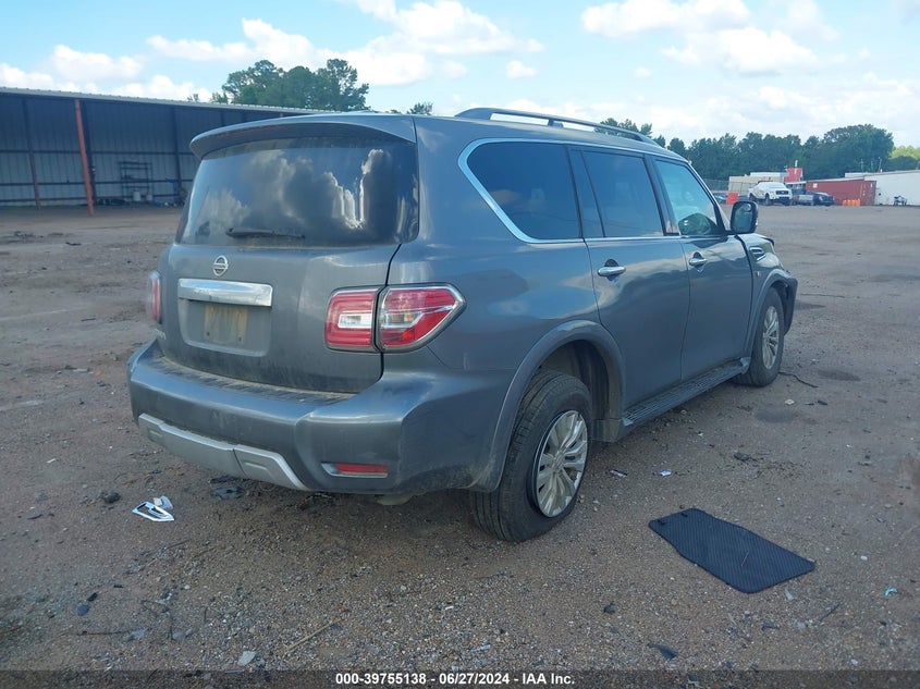 2017 Nissan Armada Sv VIN: JN8AY2ND2H9002185 Lot: 39755138