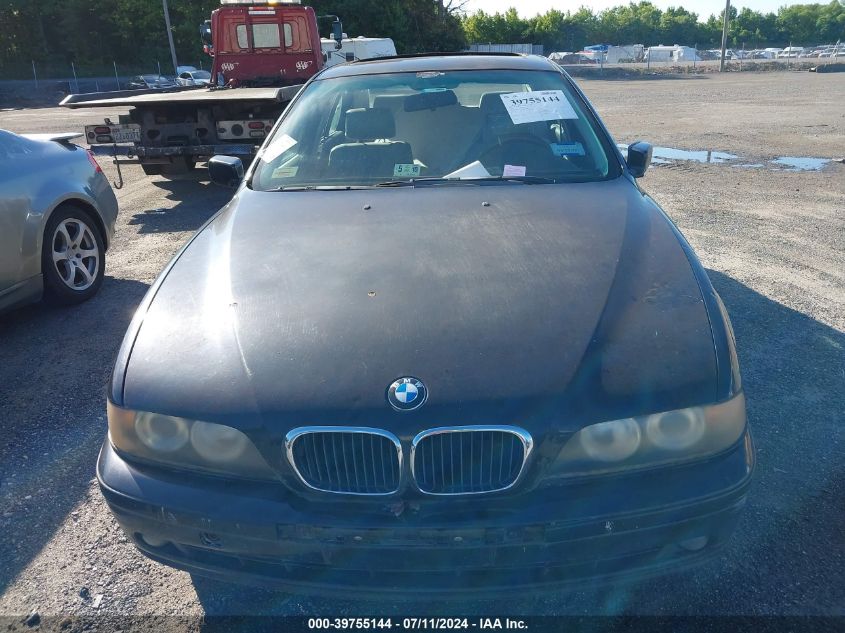 2002 BMW 525I VIN: WBADT33482GF42482 Lot: 39755144