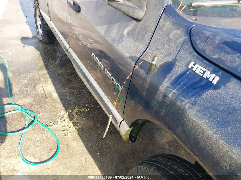 2002 Dodge Ram 1500 VIN: 3D7HU18N52G197474 Lot: 39755169