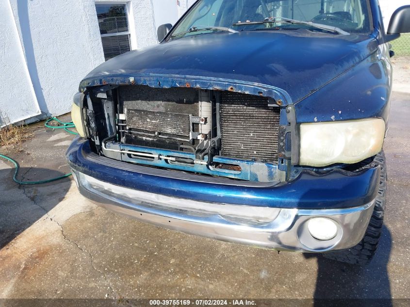 2002 Dodge Ram 1500 VIN: 3D7HU18N52G197474 Lot: 39755169