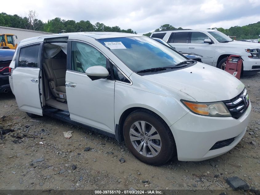 2014 Honda Odyssey Ex-L VIN: 5FNRL5H60EB082857 Lot: 39755170